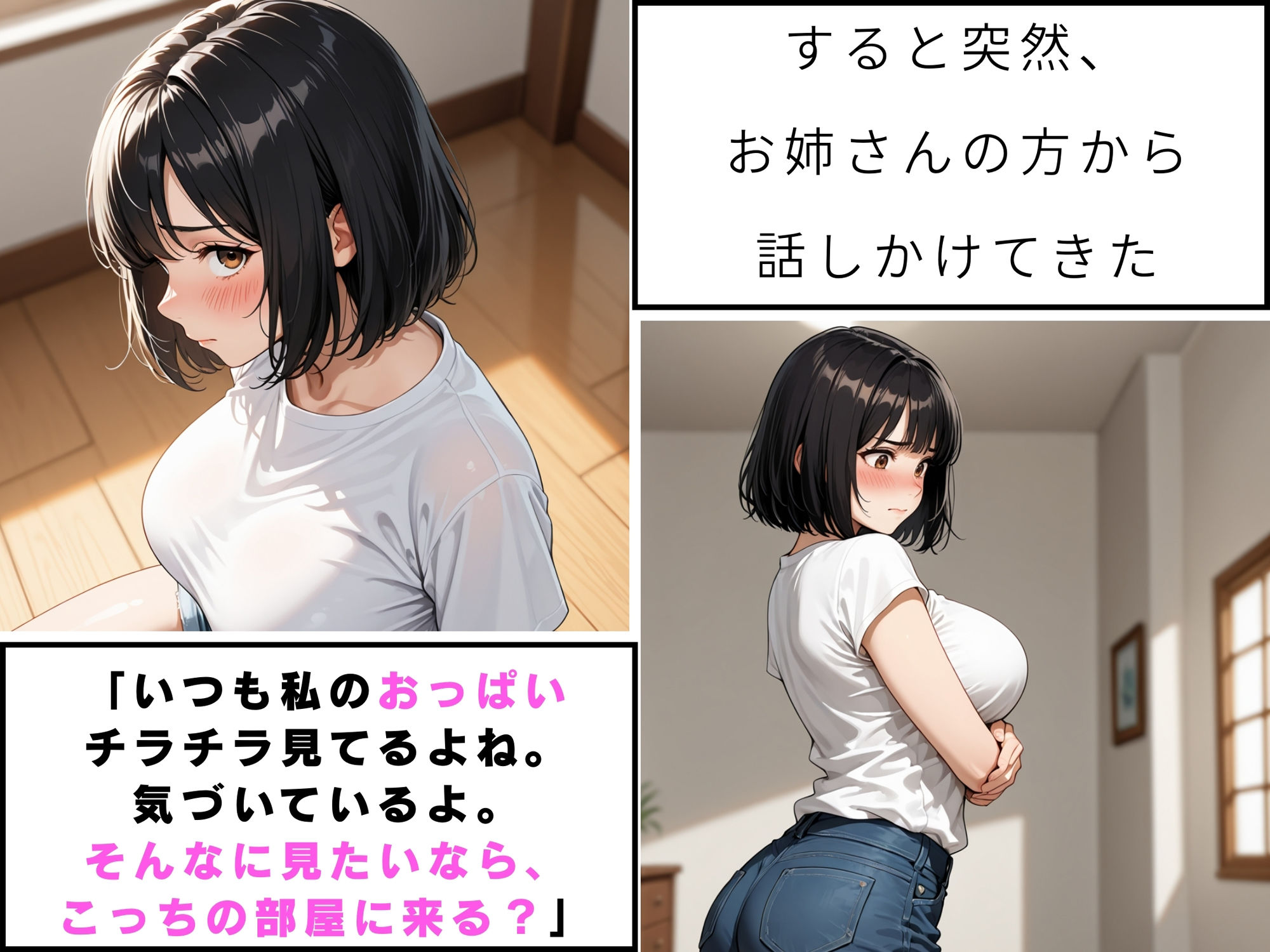 神乳を持つ彼女の姉は強●中出しをさせてくる - サンプル画像 5