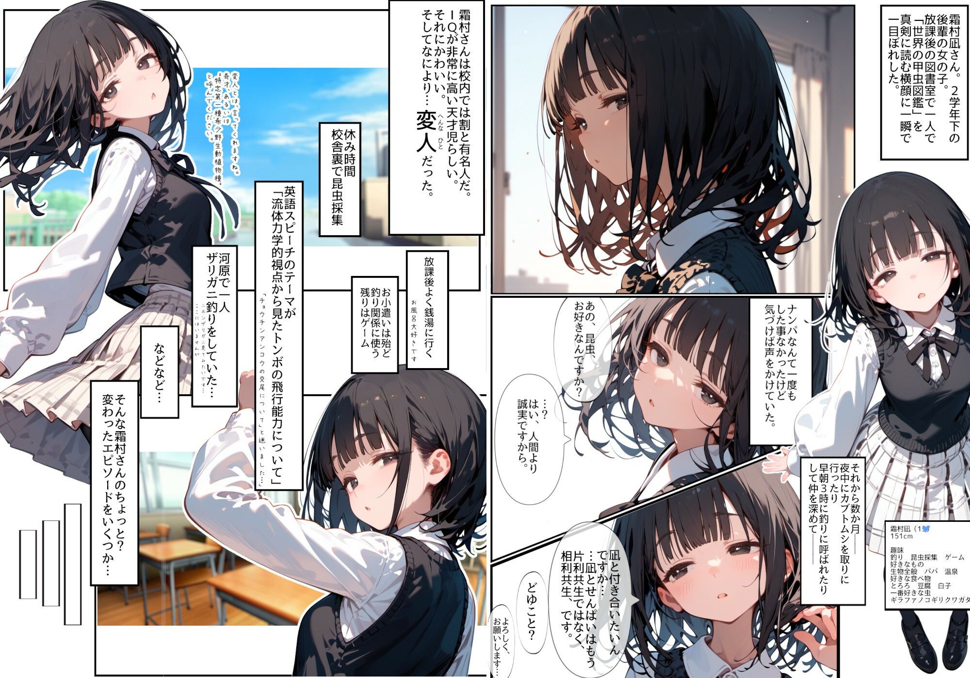 ふれる。不思議少女  霜村凪の観察日記 - サンプル画像 2