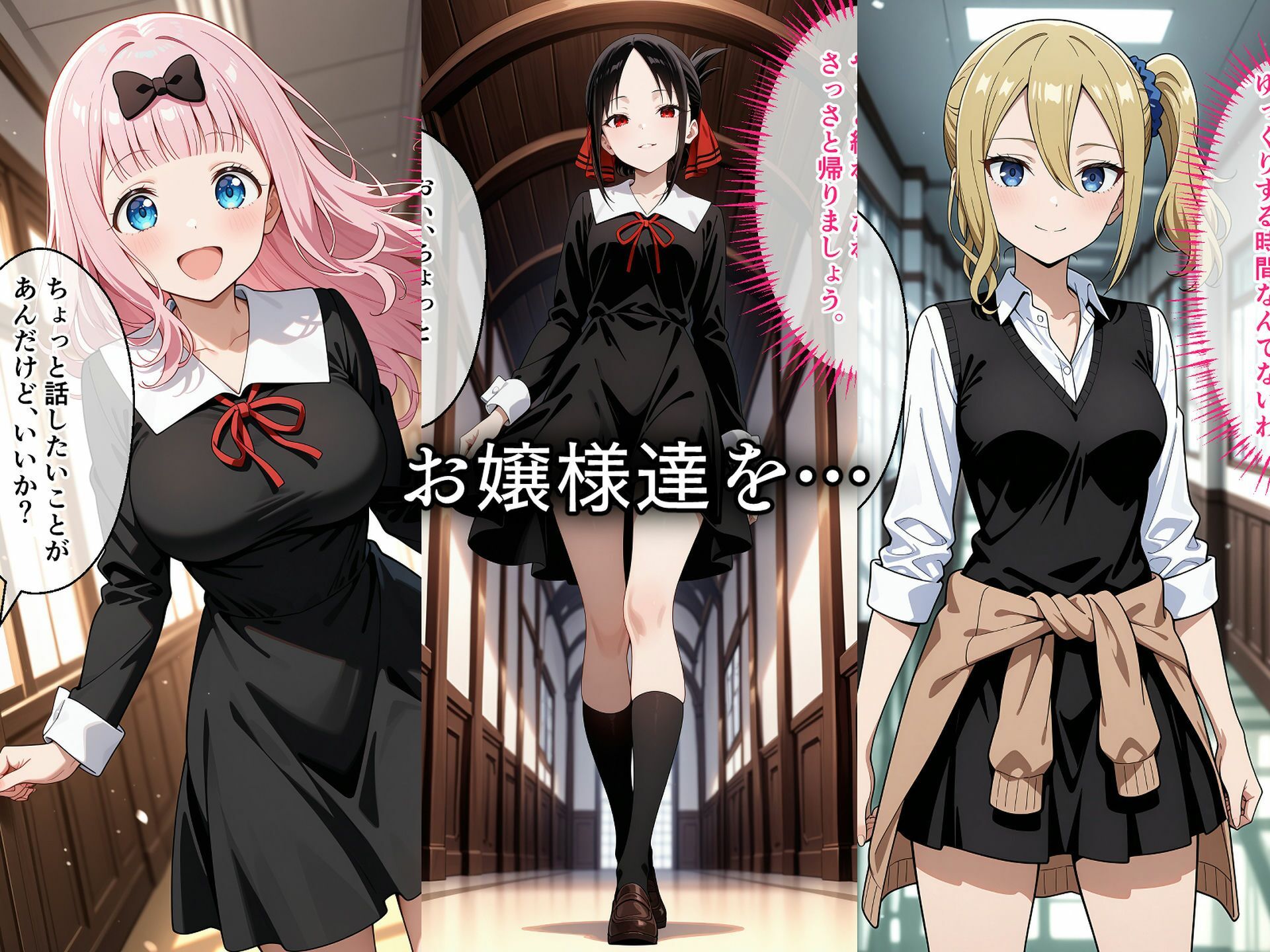 寝取られたお嬢様達〜催〇アプリで種付け完了 - サンプル画像 1
