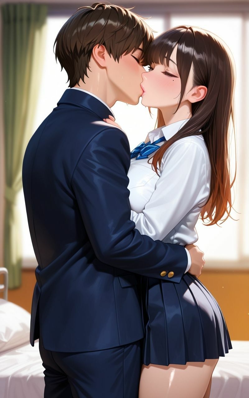 フェラ同好会  積極的な女子校生が僕を誘惑してきたのでご褒美に校内エッチしちゃった件 - サンプル画像 3