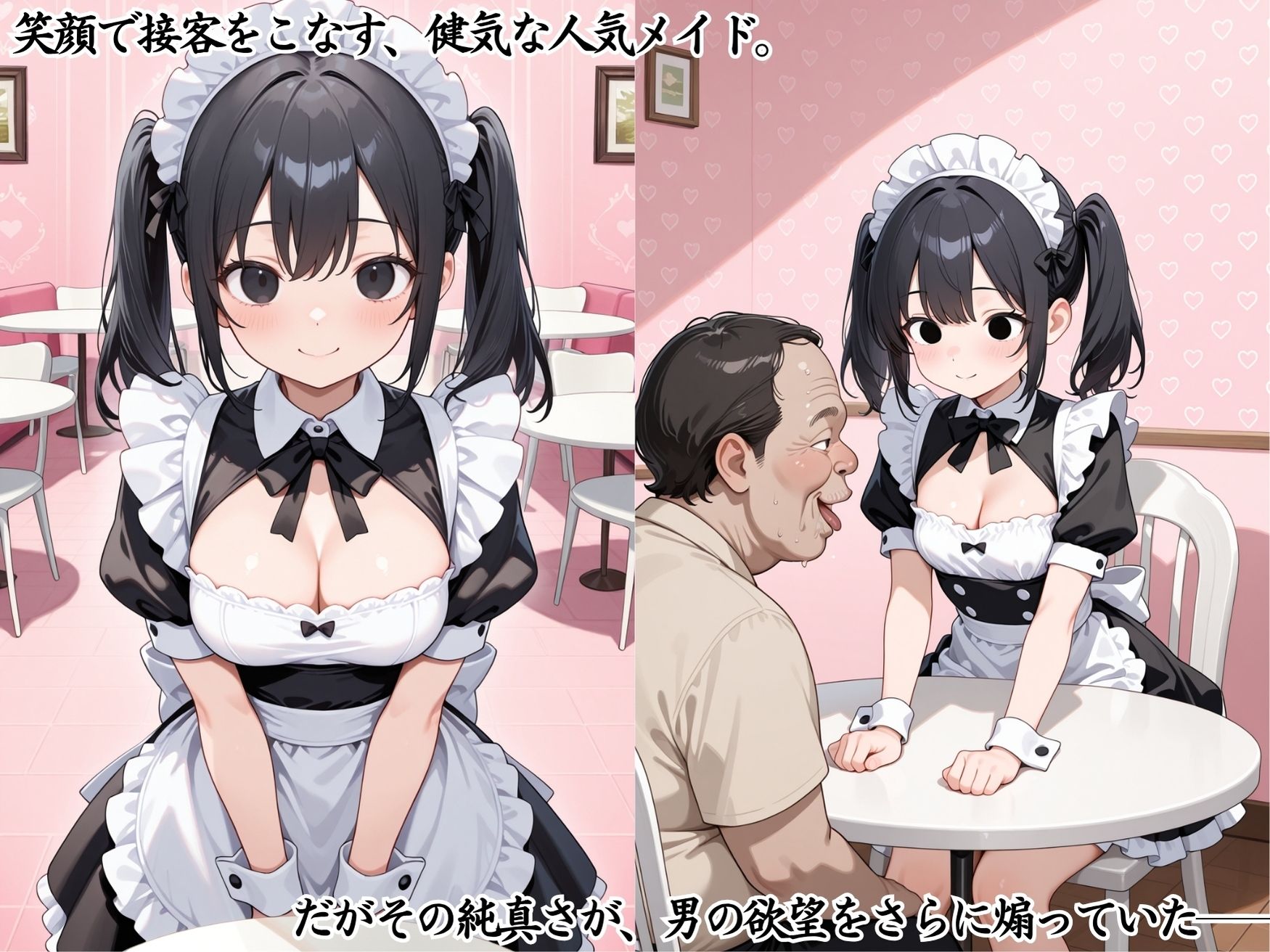 巨乳メイドへの搾乳調教記録:オトコの触手で母乳体質に改造されました。 - サンプル画像 2