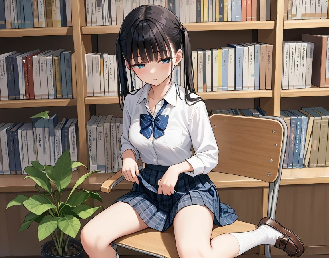 真面目な女の子が、担任教師に性欲爆発 - サンプル画像 1