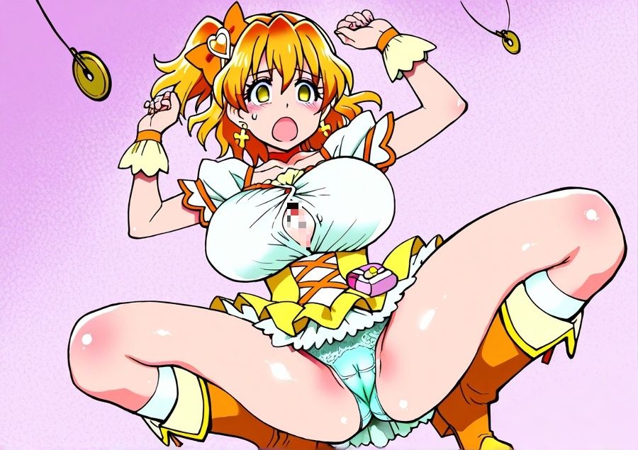 簡単催●でキュアパインが操り人形！？ - サンプル画像 1