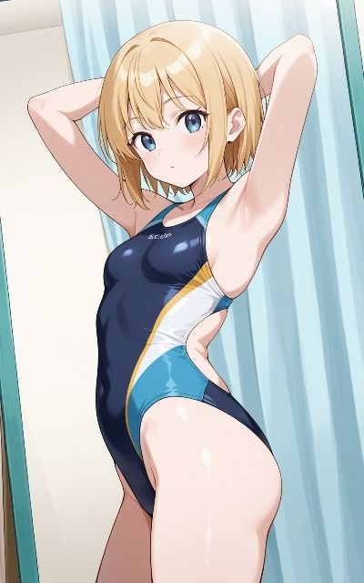 狙われた競泳水着 マッサージって言ってたのに・・・ - サンプル画像 1