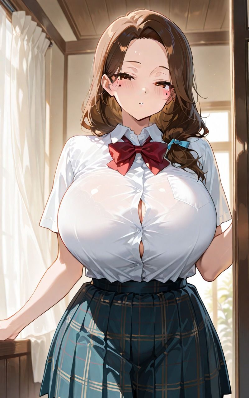 爆乳肉便器〜女子校生編〜 - サンプル画像 1
