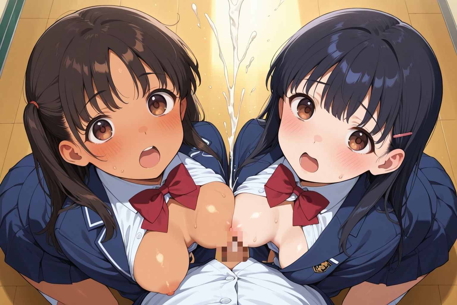 おしおき教室中出し少女大集合 - サンプル画像 10