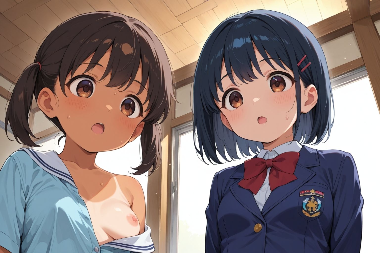 白少女は初体験  黒少女は昇天試験 - サンプル画像 3