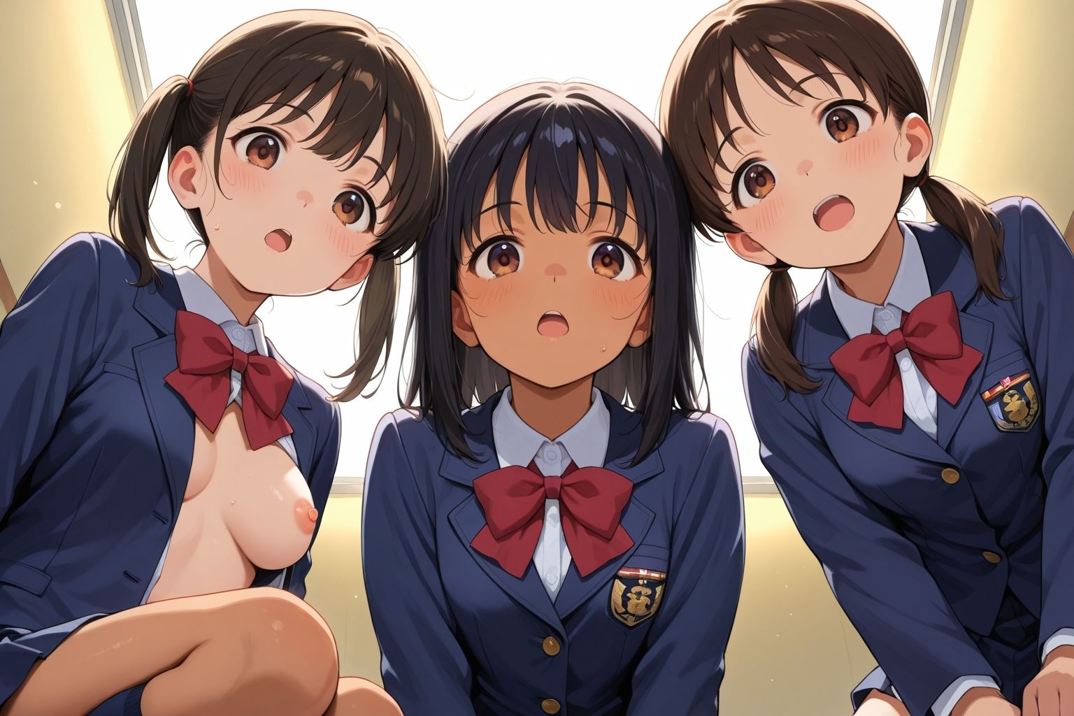 白少女は初体験  黒少女は昇天試験 - サンプル画像 5