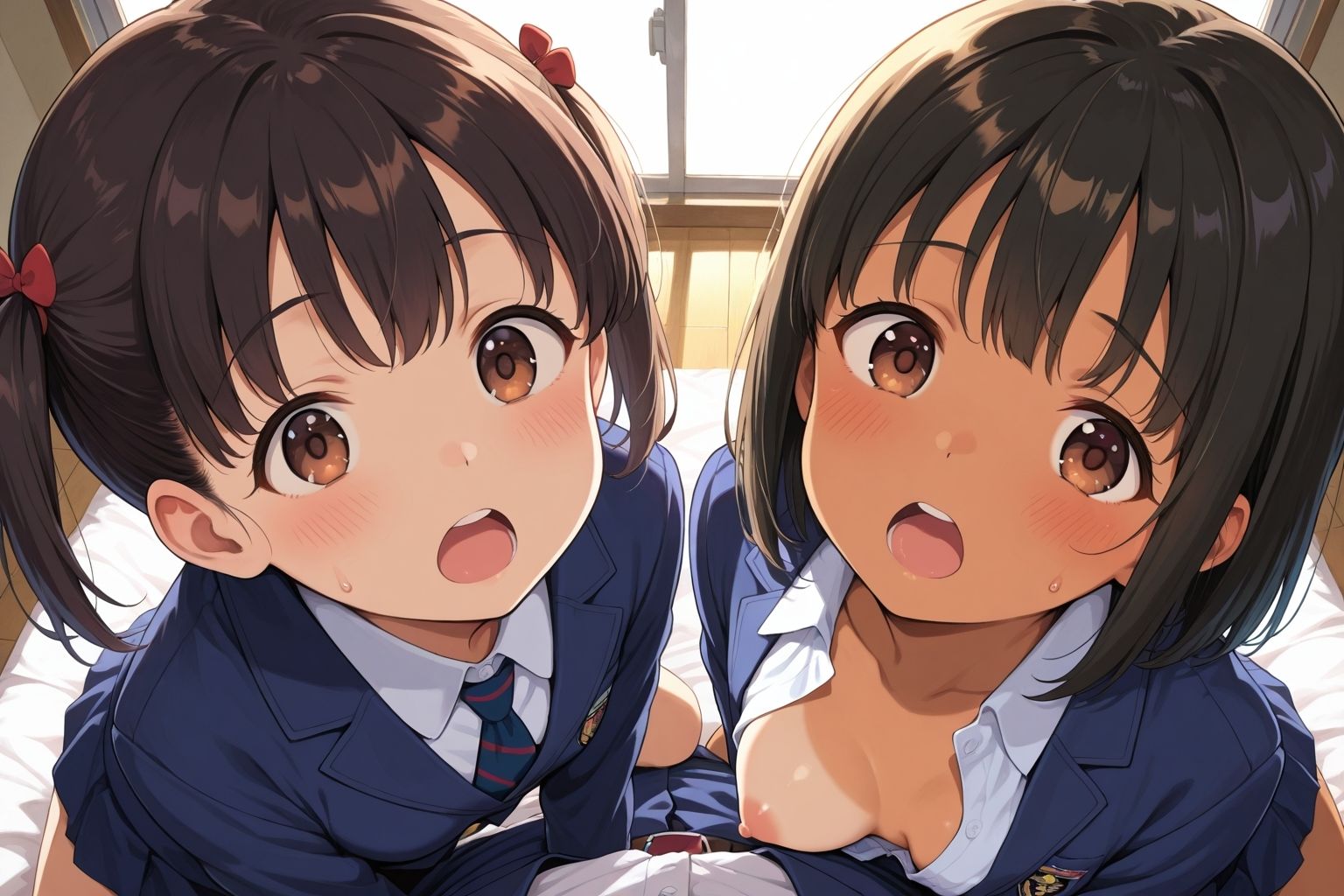 白少女は初体験  黒少女は昇天試験 - サンプル画像 9