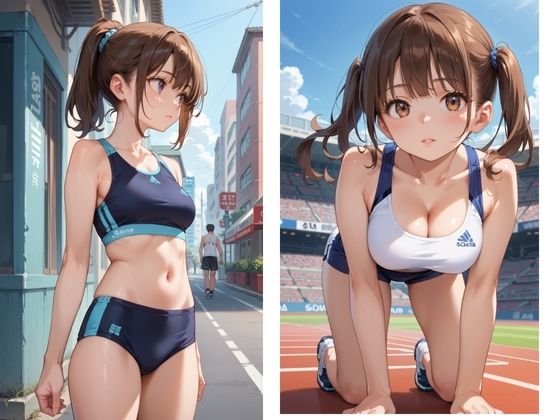 陸上部女子○生  羞恥快楽合宿 - サンプル画像 1