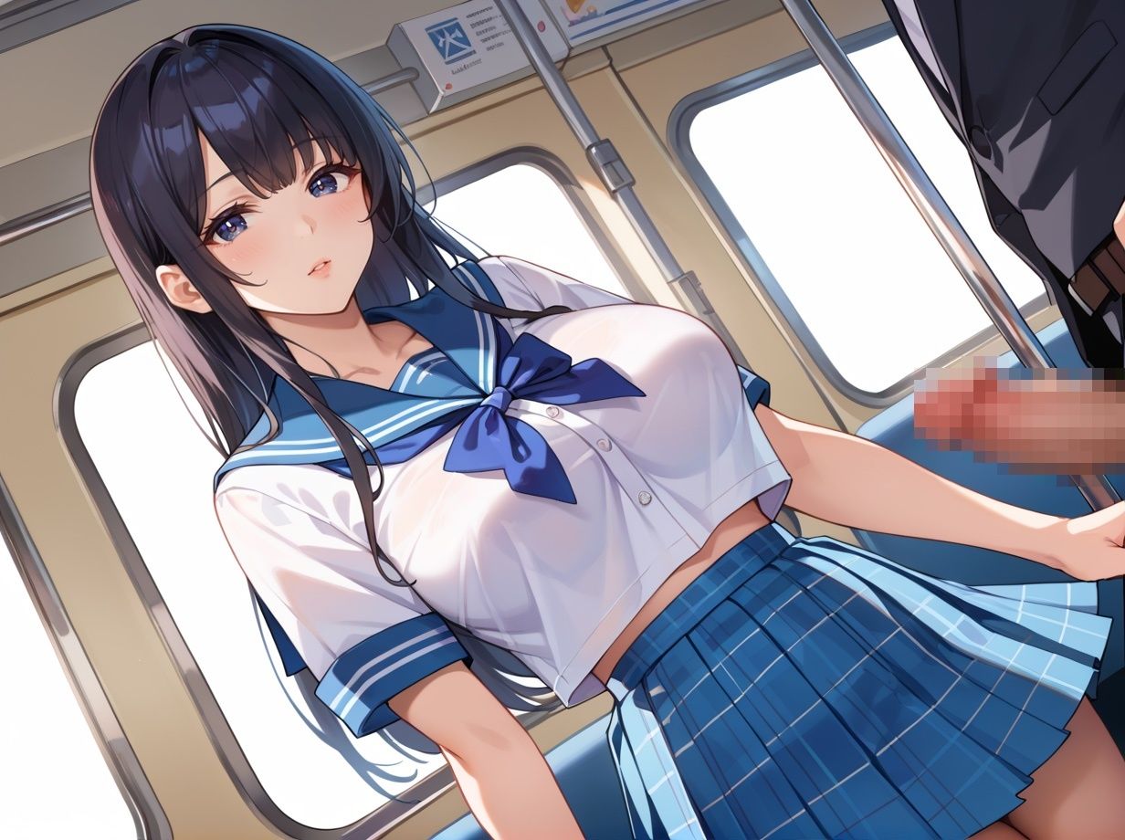 生ハメ専用車両  おとなしそうな女子校生種付け放題 - サンプル画像 1