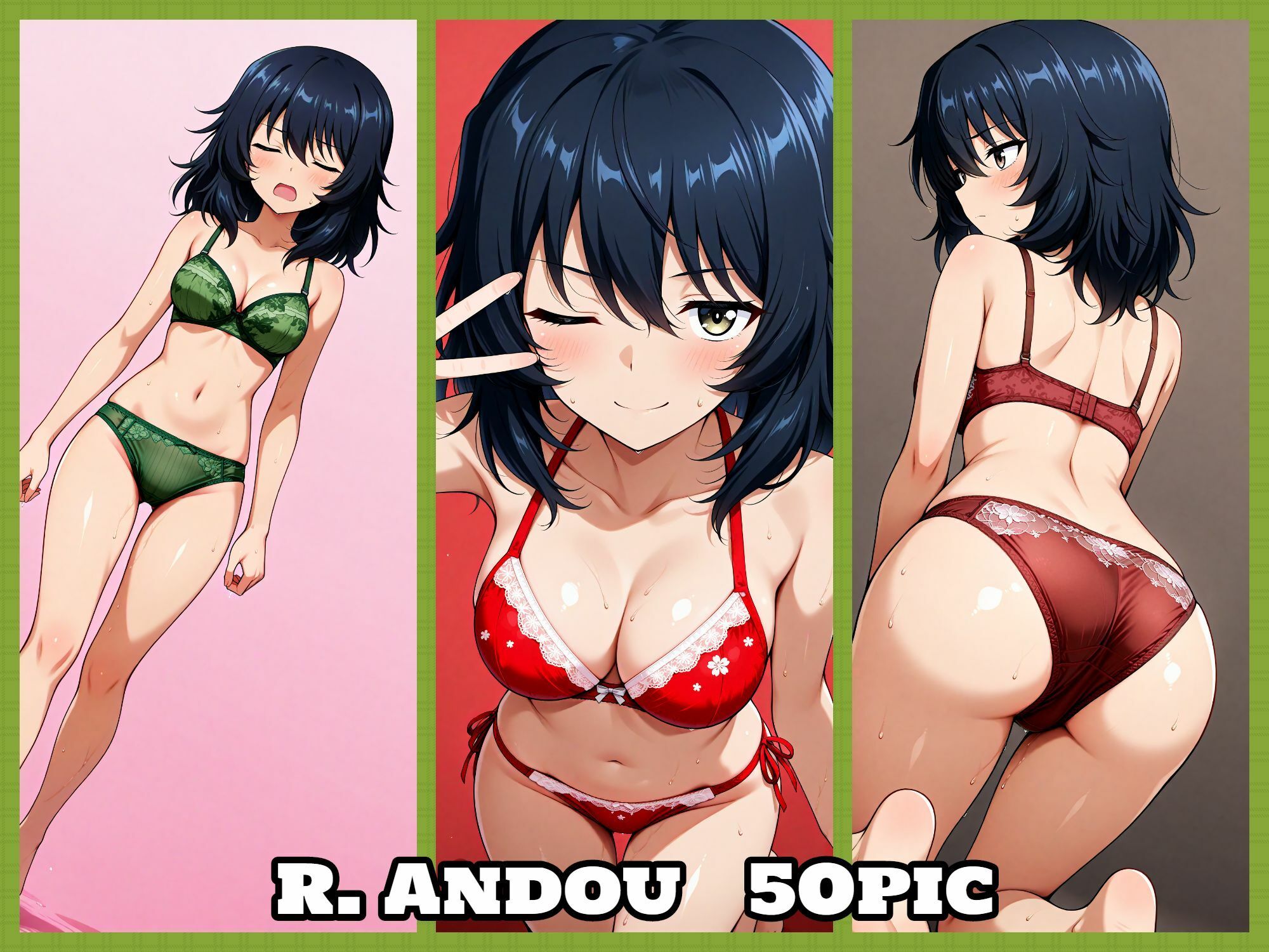 Girls underwear panties and bra BC自由学園編 - サンプル画像 4