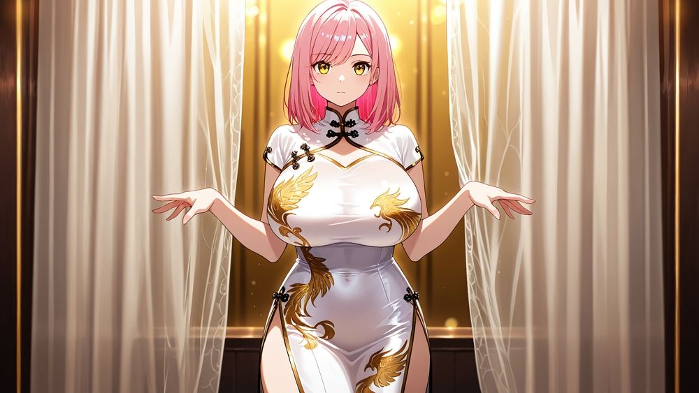 爆乳青髪ピンク髪グラビア姉妹が密着種付けレッスン【4K】【400枚】 - サンプル画像 5