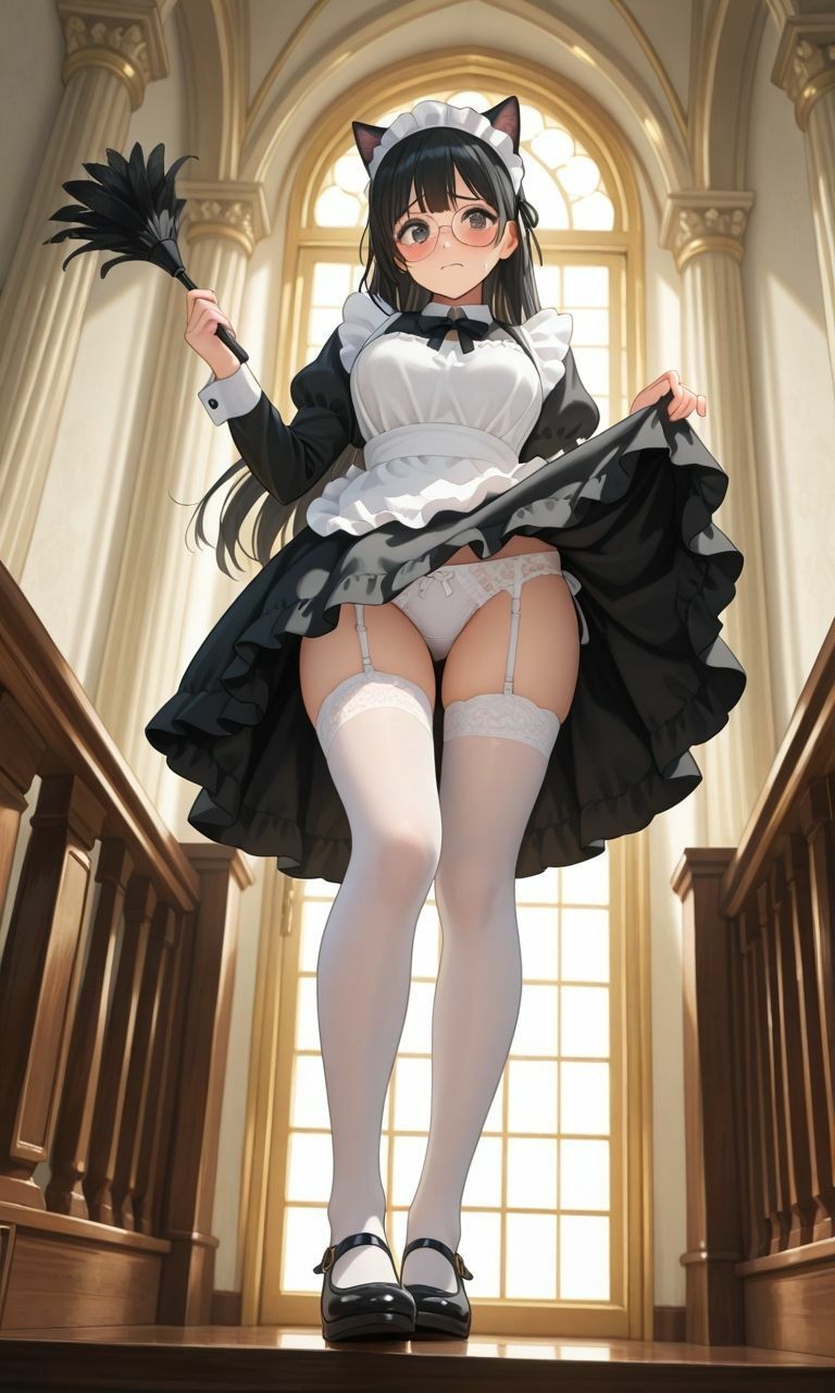 ネコ耳メイドの裏の顔 - サンプル画像 1