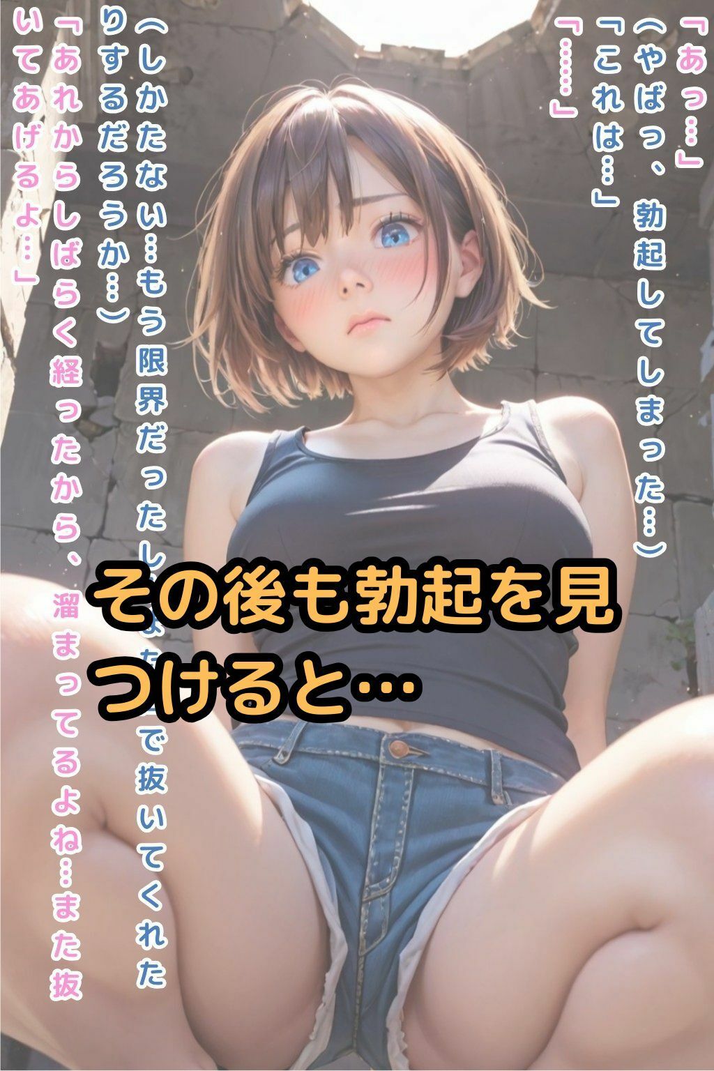 廃墟都市の少女〜瓦礫の中の楽園〜【テキスト付き本編30P】 - サンプル画像 8