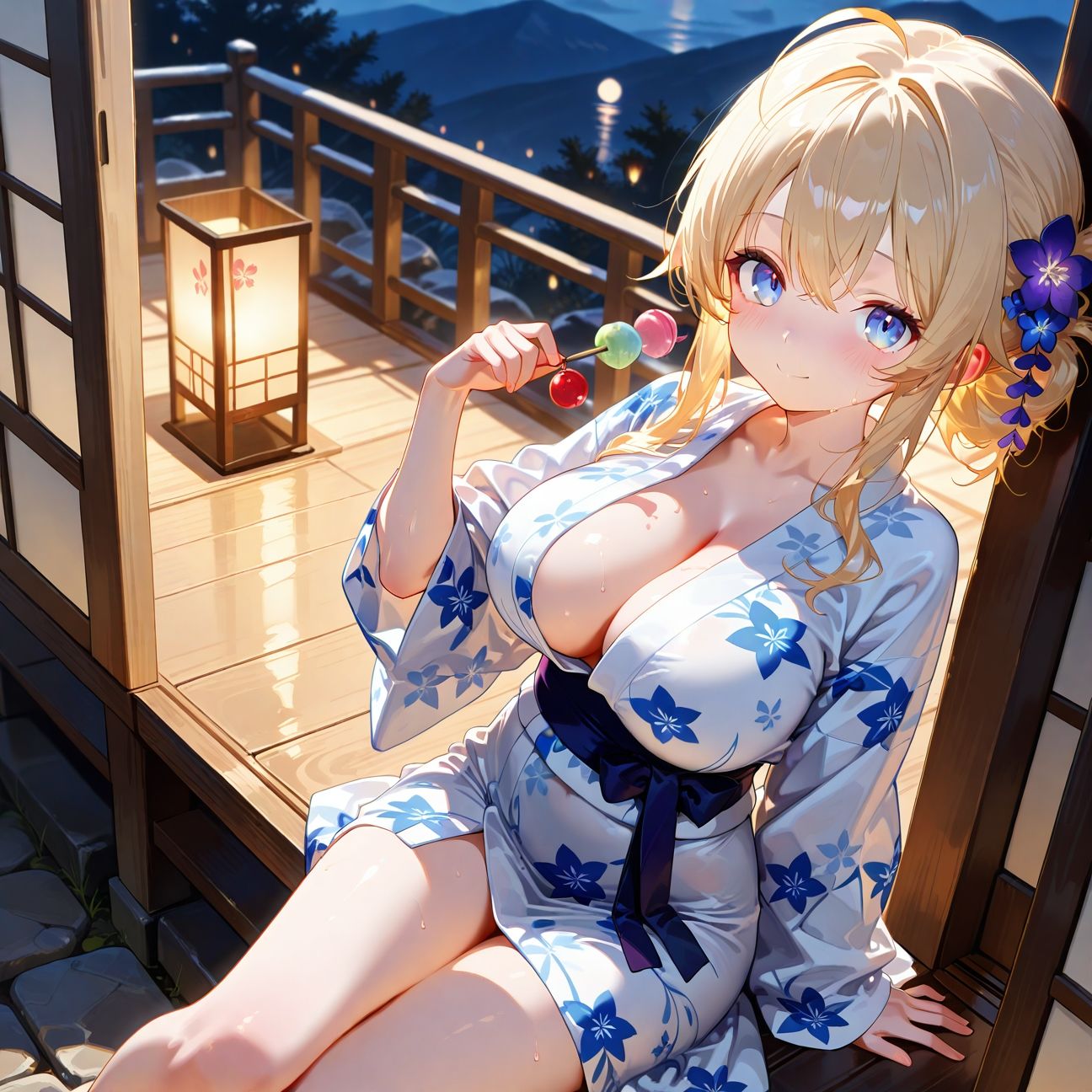 【Part6】淫乱JK浴衣で中出し大会☆彡 - サンプル画像 1