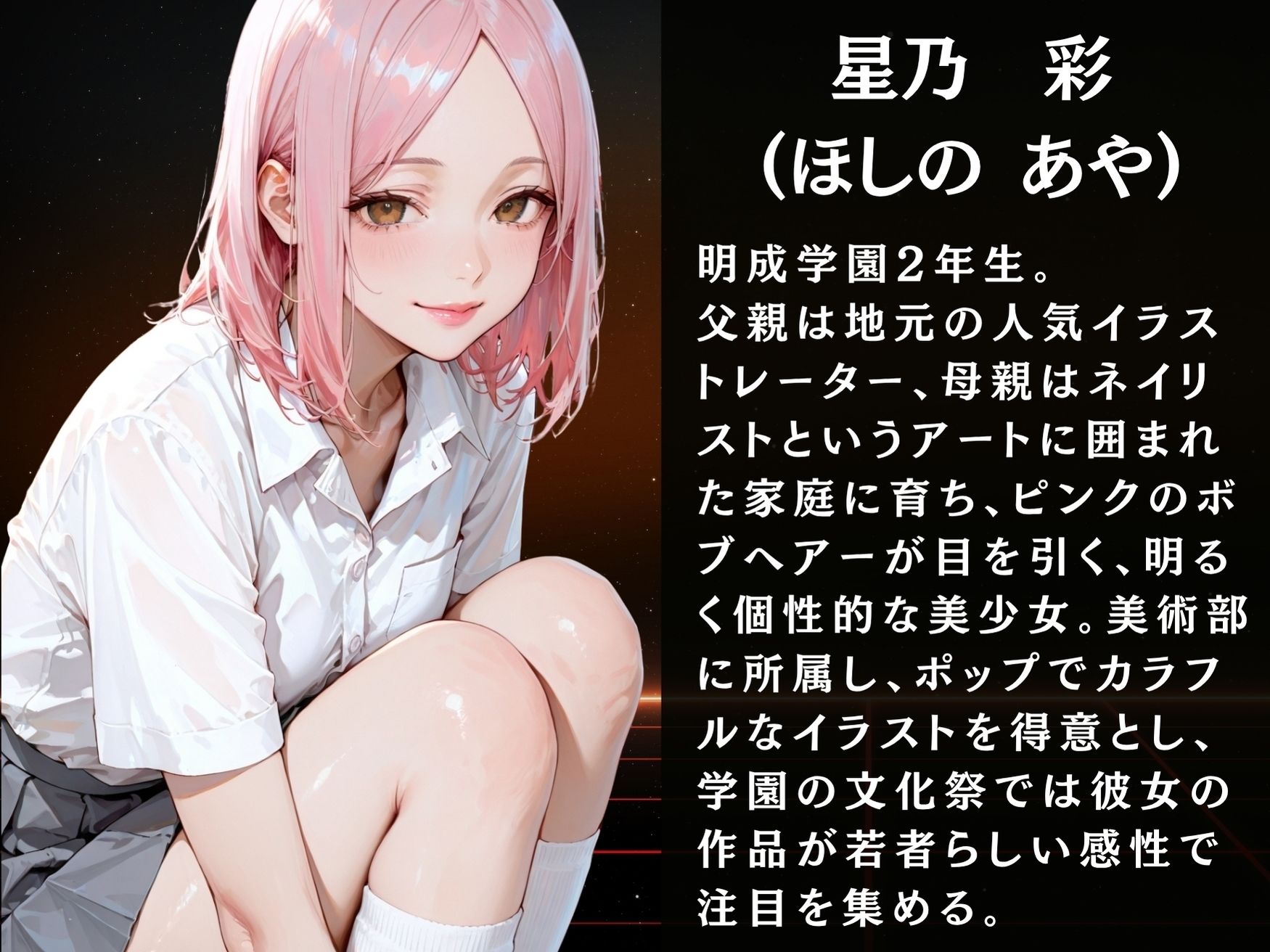 放課後の性指導 〜星乃彩の禁断の記録-ハメ撮り - サンプル画像 2