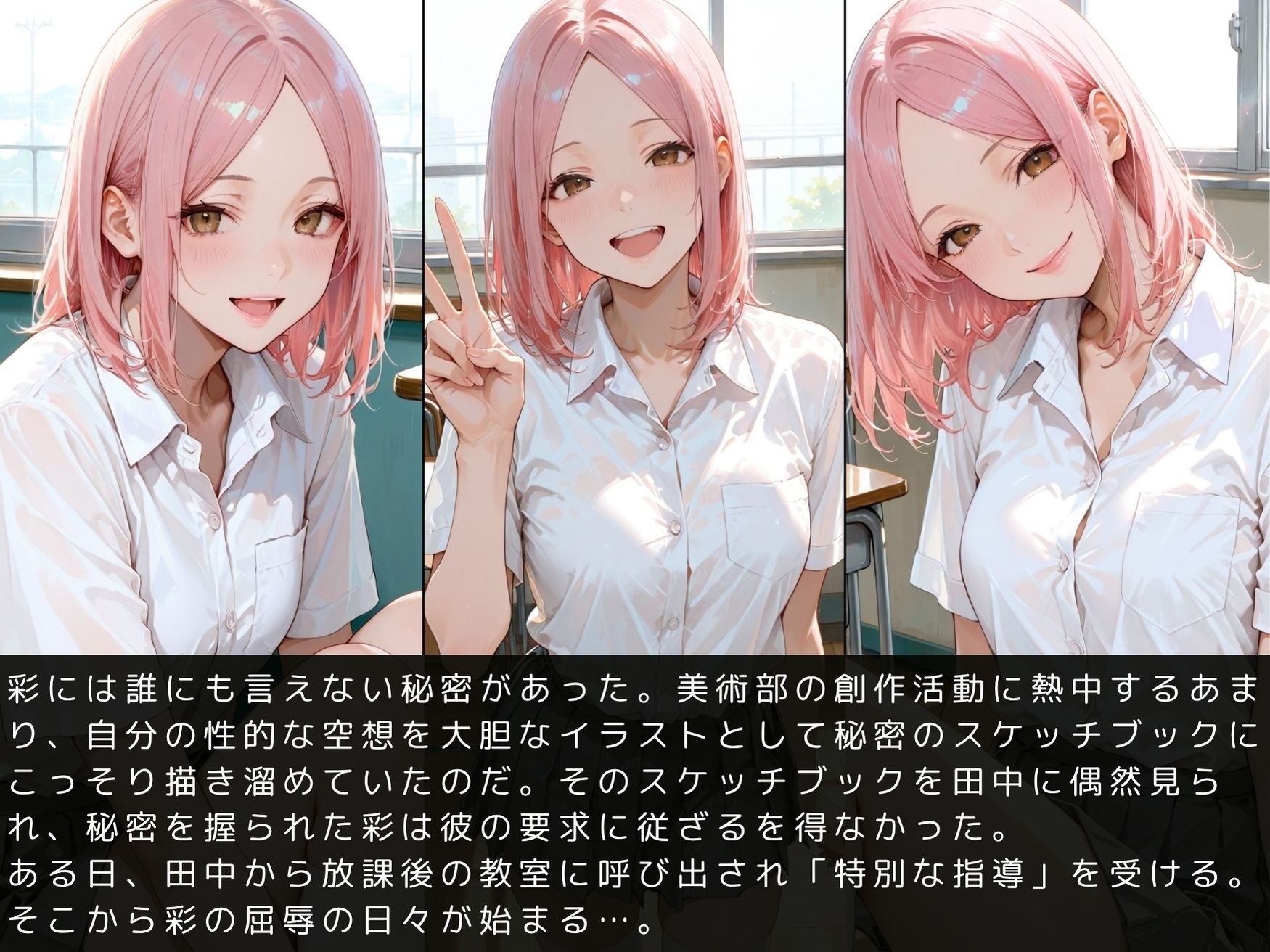 放課後の性指導 〜星乃彩の禁断の記録-ハメ撮り - サンプル画像 3