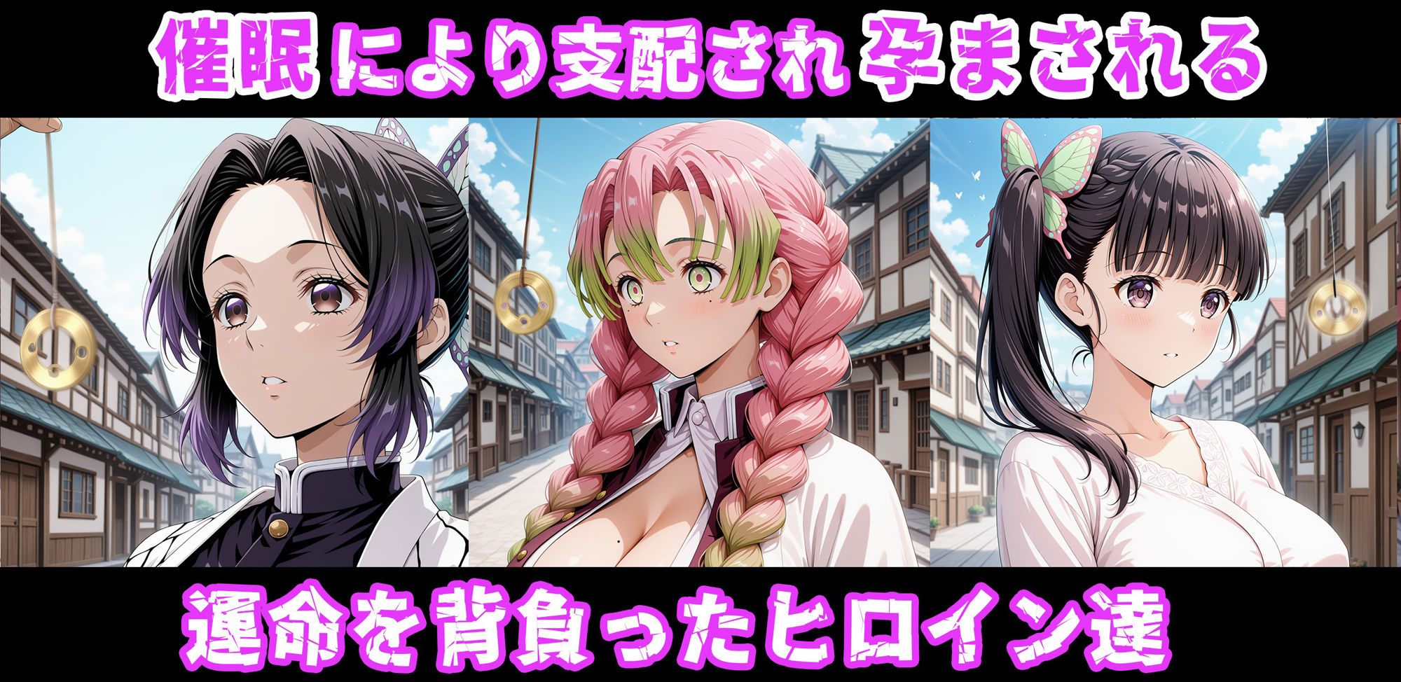 孕ませオナホ化契約 〜鬼●の刃編〜 - サンプル画像 1