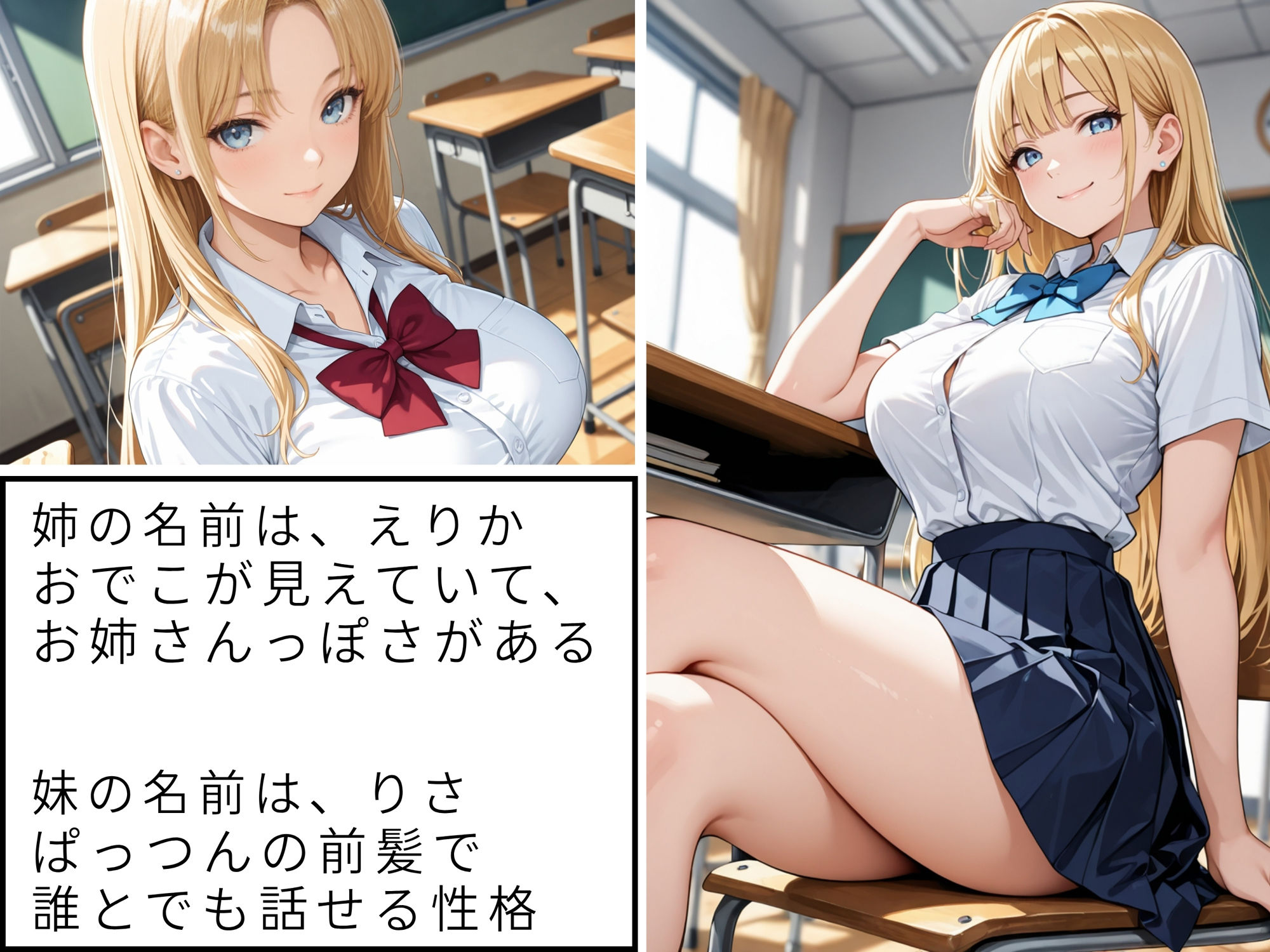 巨乳の双子姉妹は工業系男子の中出し当番をする - サンプル画像 2