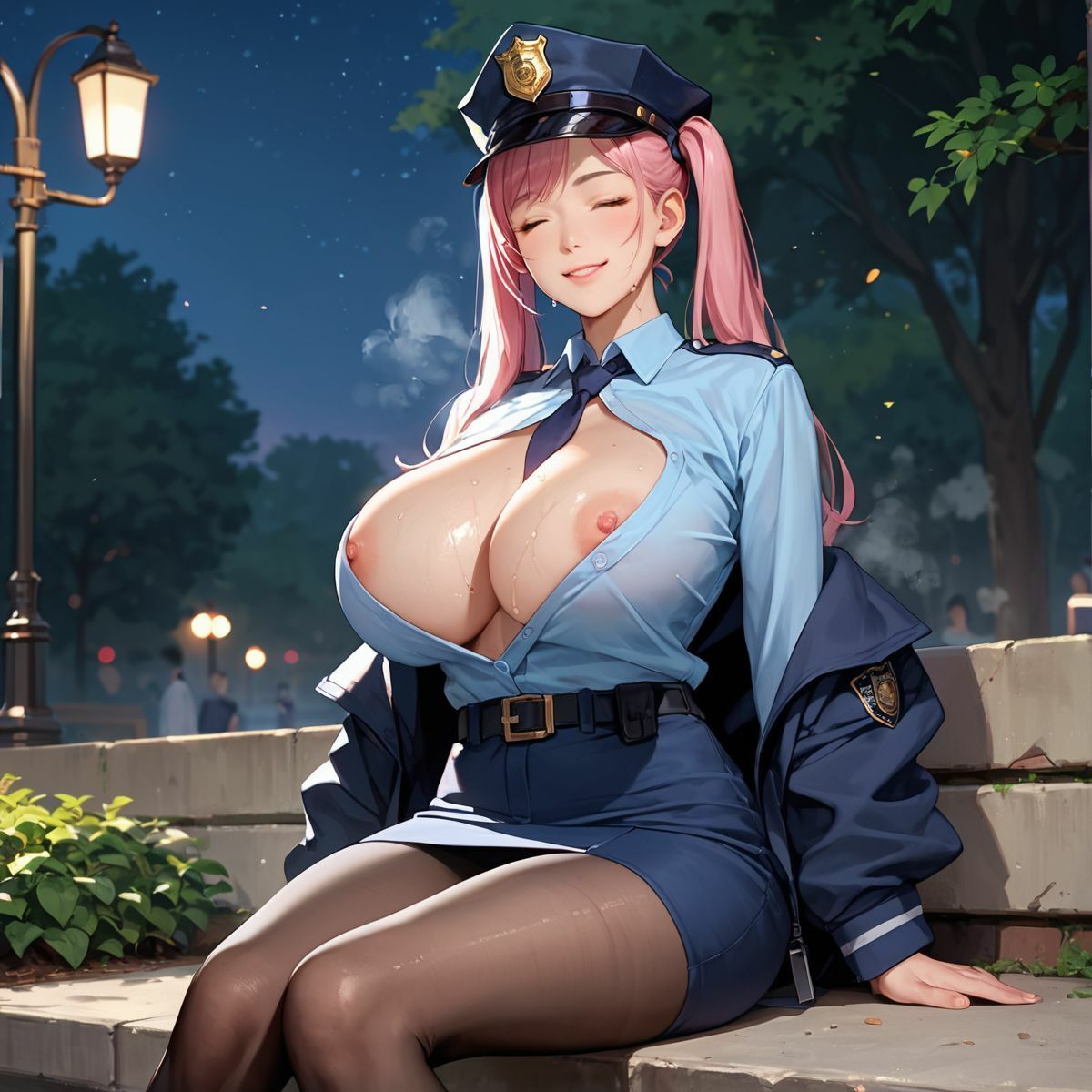 性欲処理課の淫乱婦警1 - サンプル画像 7