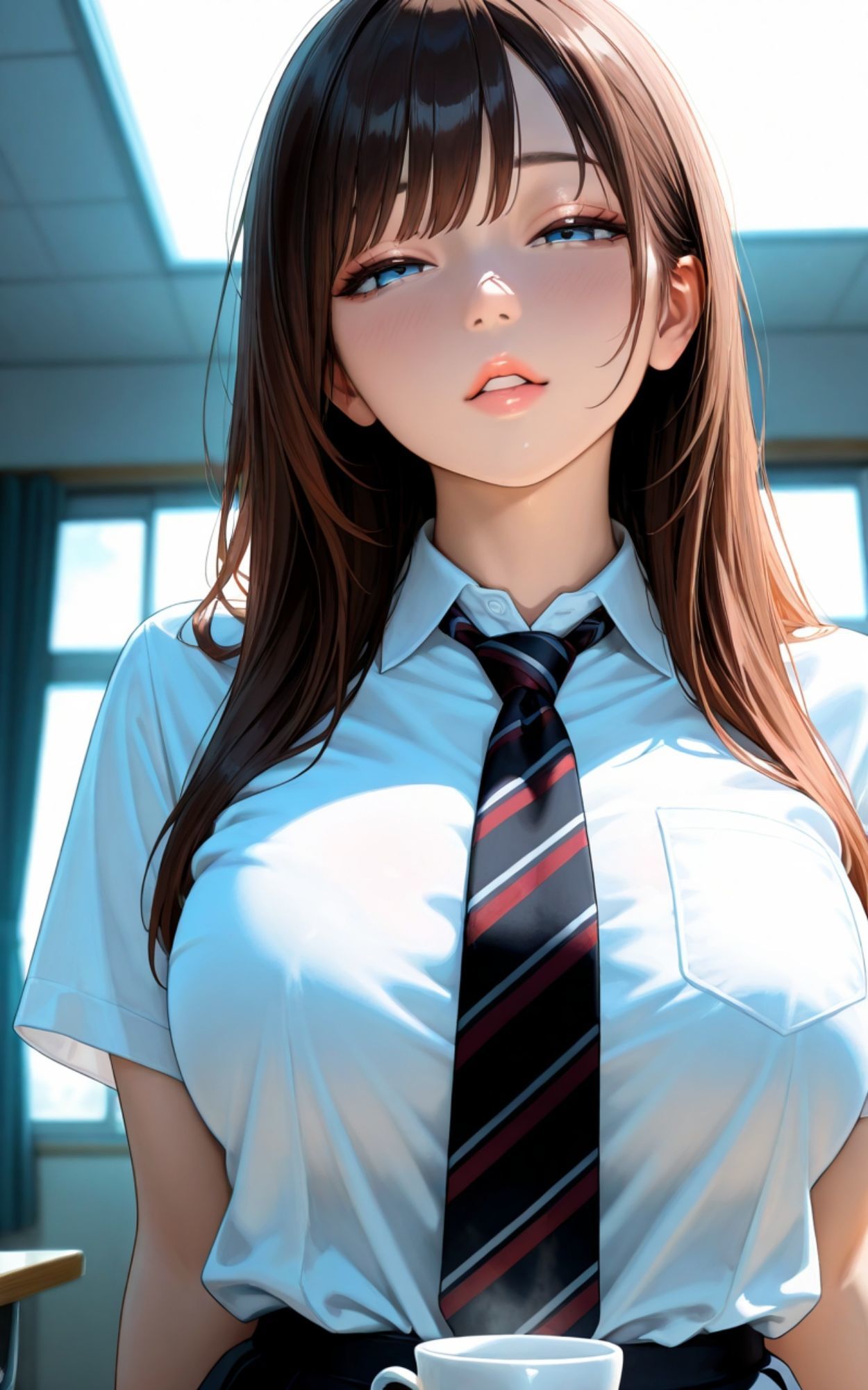 性育学院  NO.14  爆乳トロ顔ギャル - サンプル画像 6