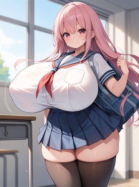爆乳美少女は薬にはまって、売春婦に堕ちる - サンプル画像 1