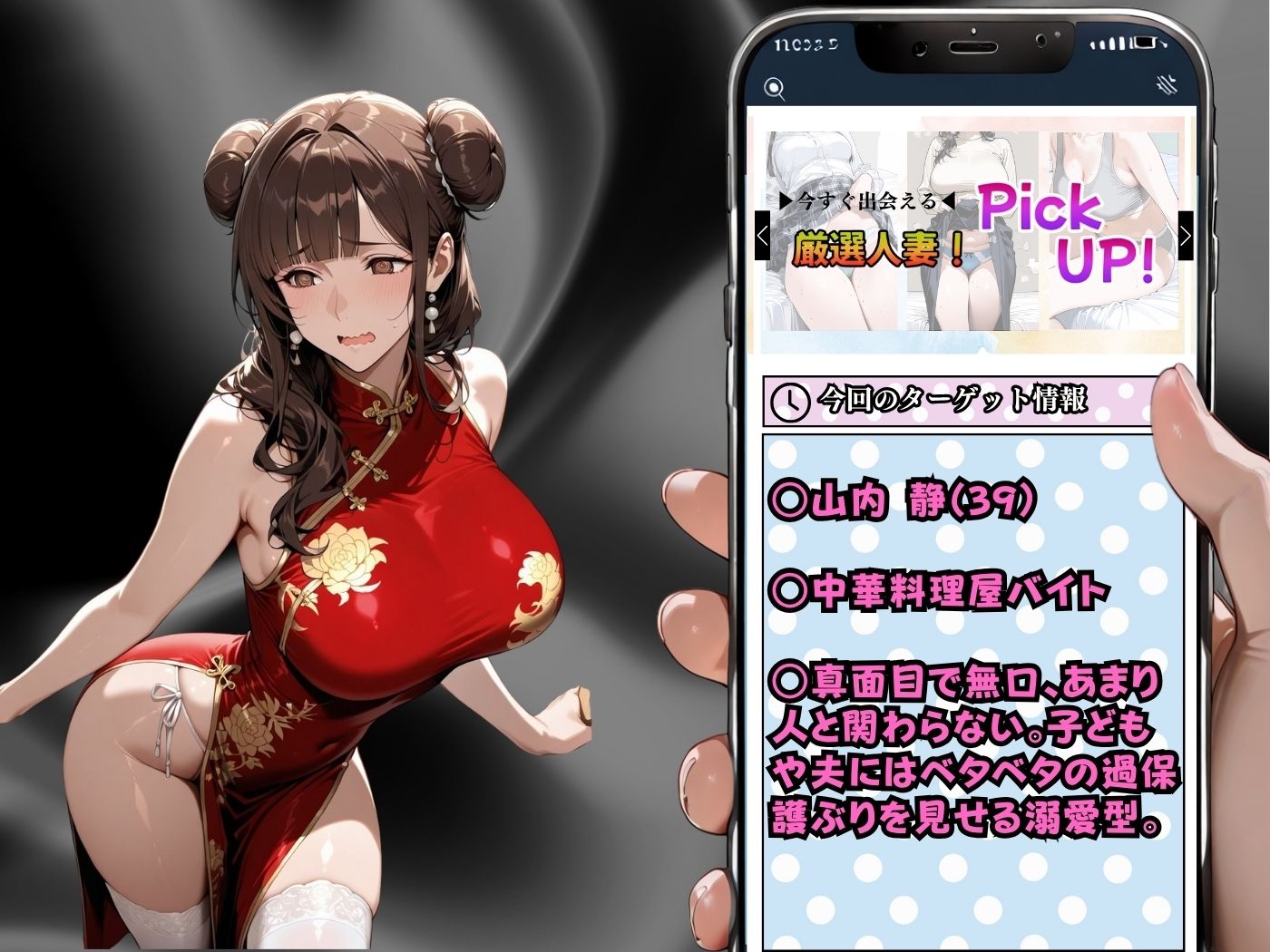 肉感人妻種付け〜チャイナ服で無意識誘惑人妻 ど淫乱になるまでの話〜 - サンプル画像 2