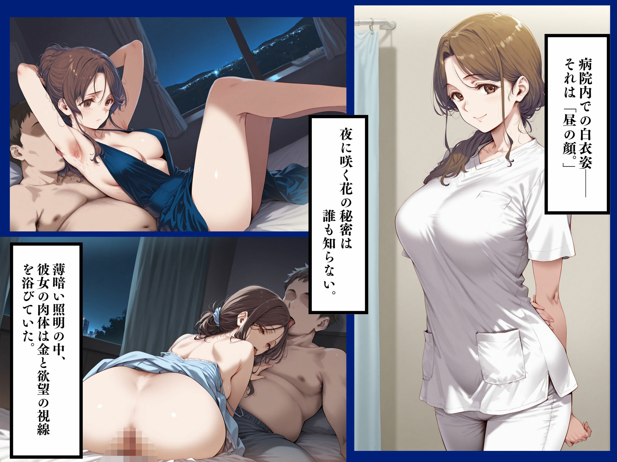 看護師秘密の裏顔Vol.2（熟女人妻） - サンプル画像 2