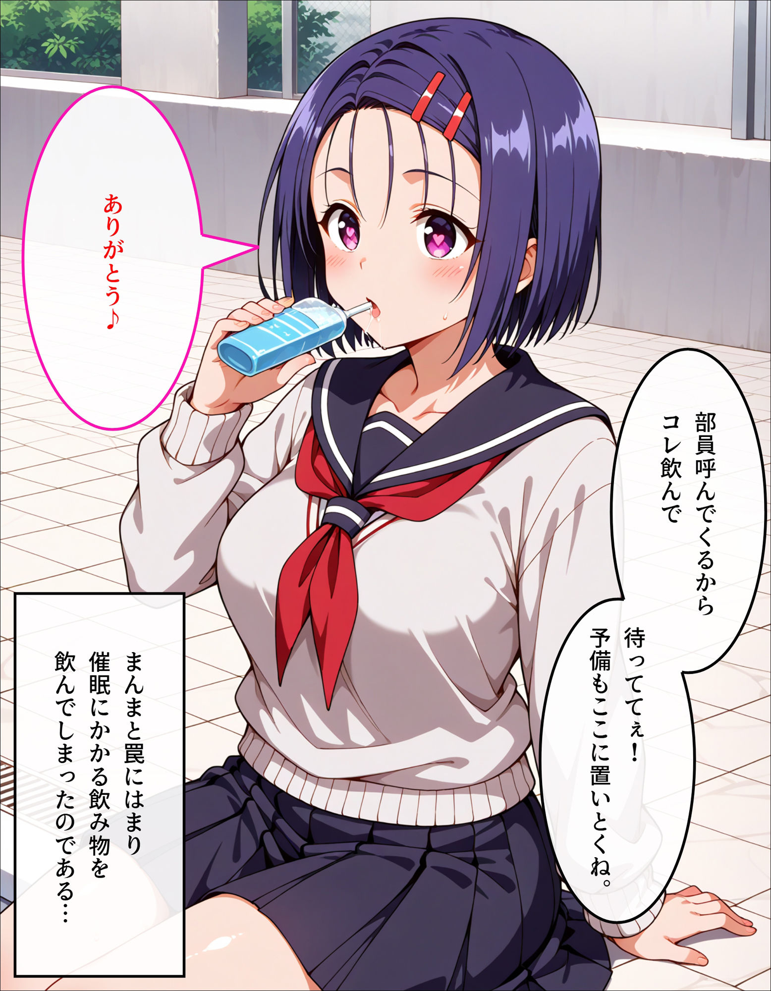 春菜のスク水特別授業 - サンプル画像 3