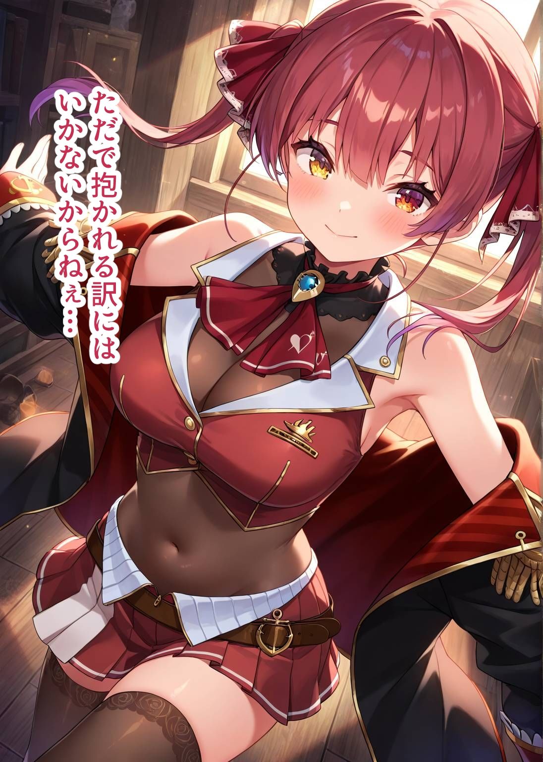 推しのVとセックスする話【宝◯マリン】 - サンプル画像 2