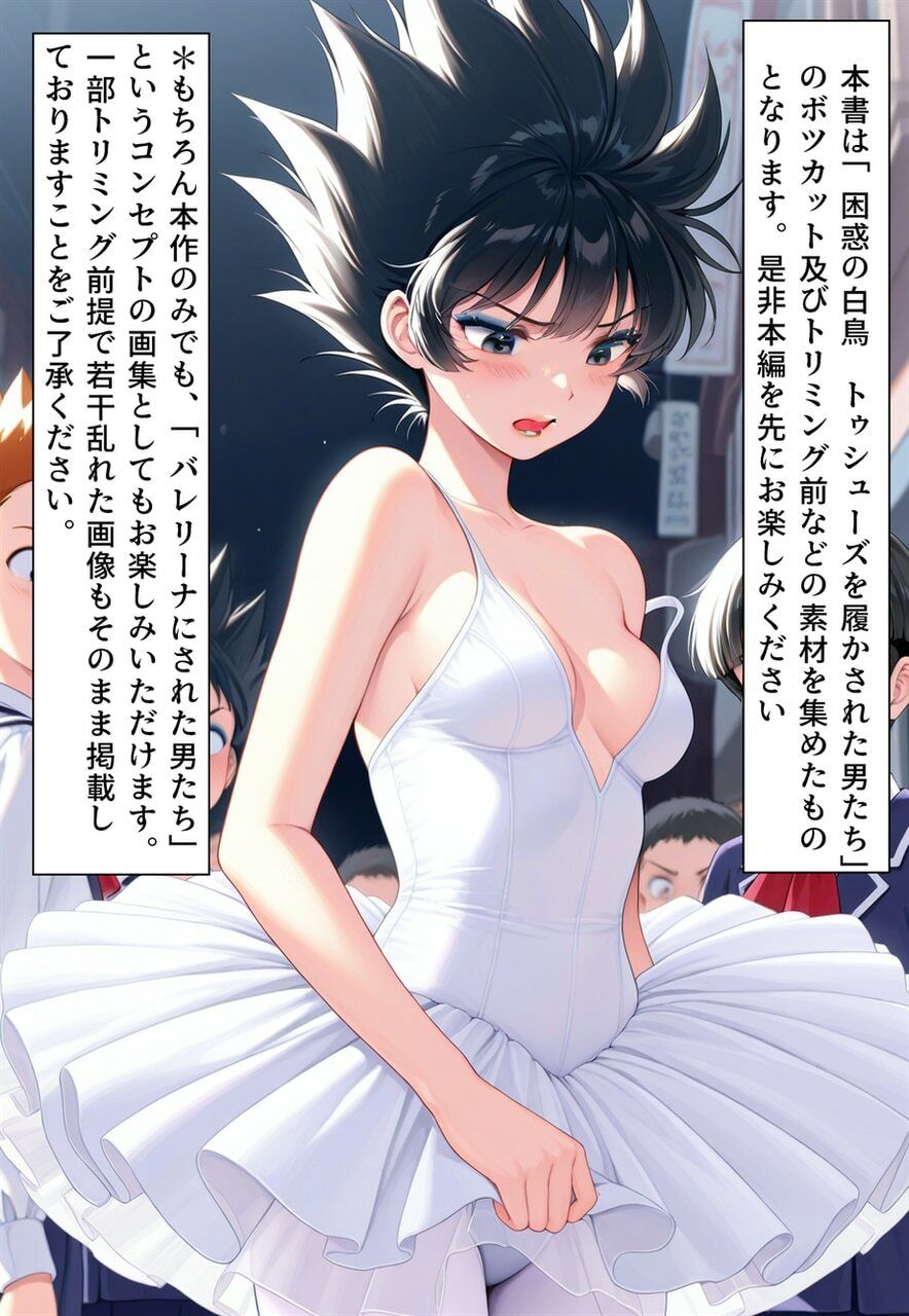バレリーナにされた男たちの画集 - サンプル画像 1