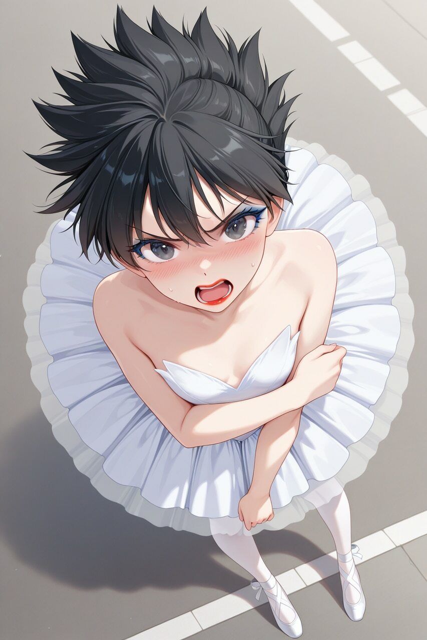 バレリーナにされた男たちの画集 - サンプル画像 2