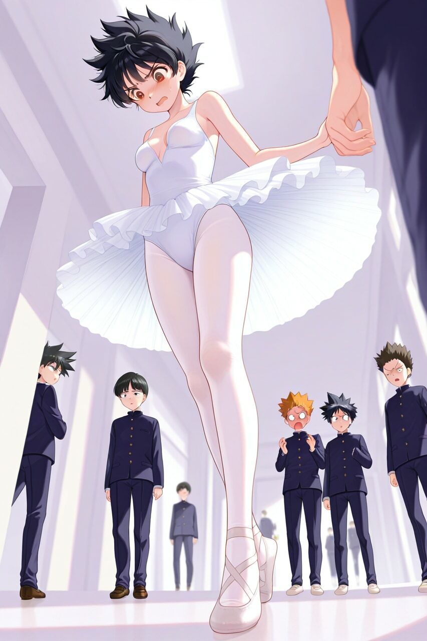 バレリーナにされた男たちの画集 - サンプル画像 5