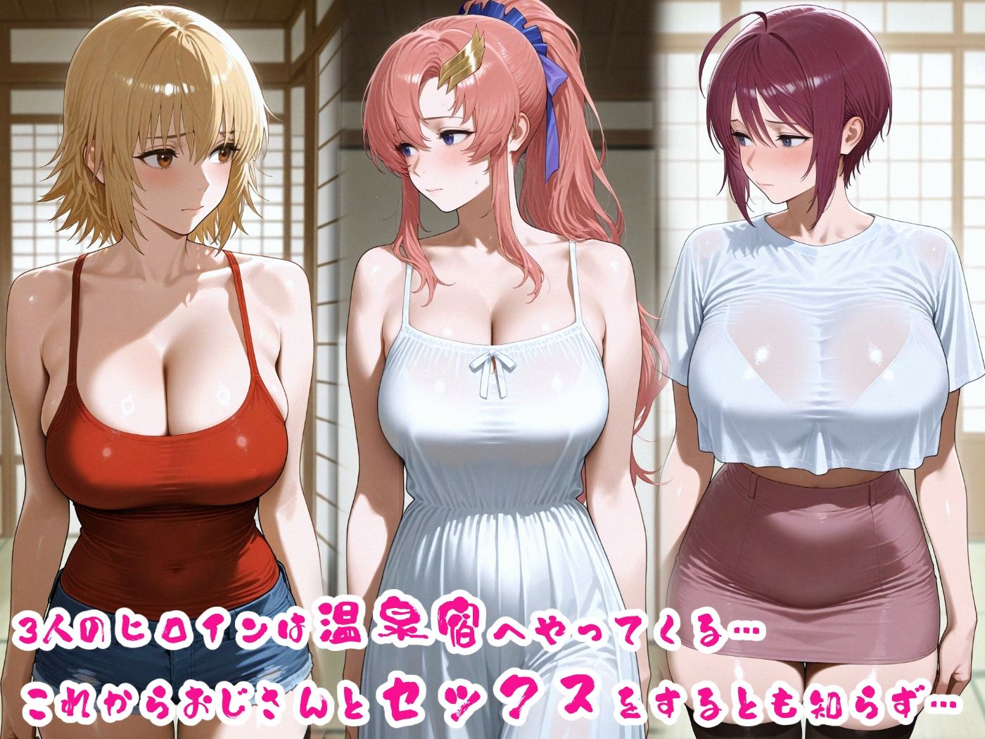 温泉宿でSEX -ガ〇ダムSEE〇- - サンプル画像 2