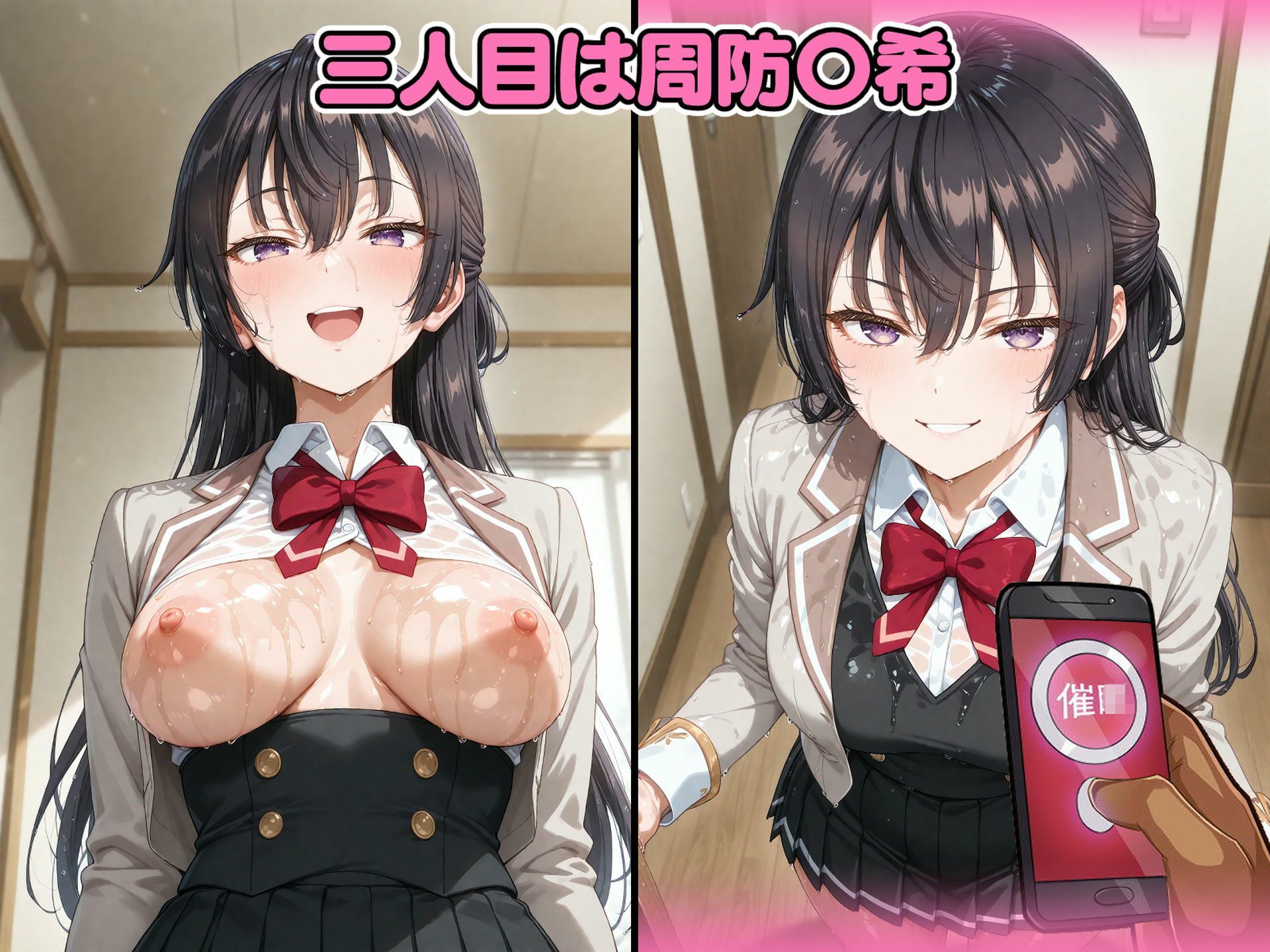 催◯アプリで完全支配 デレる女子をぬるぬる孕ませックス アーリ〇 マーシ〇 周防〇希 - サンプル画像 7