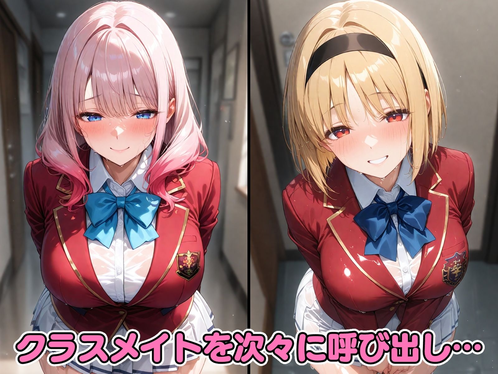 催◯アプリで完全支配 実力至上女子をぬるぬる孕ませックス 堀〇鈴音 一〇瀬帆波 坂〇有栖 櫛〇桔梗 軽〇沢恵 - サンプル画像 1