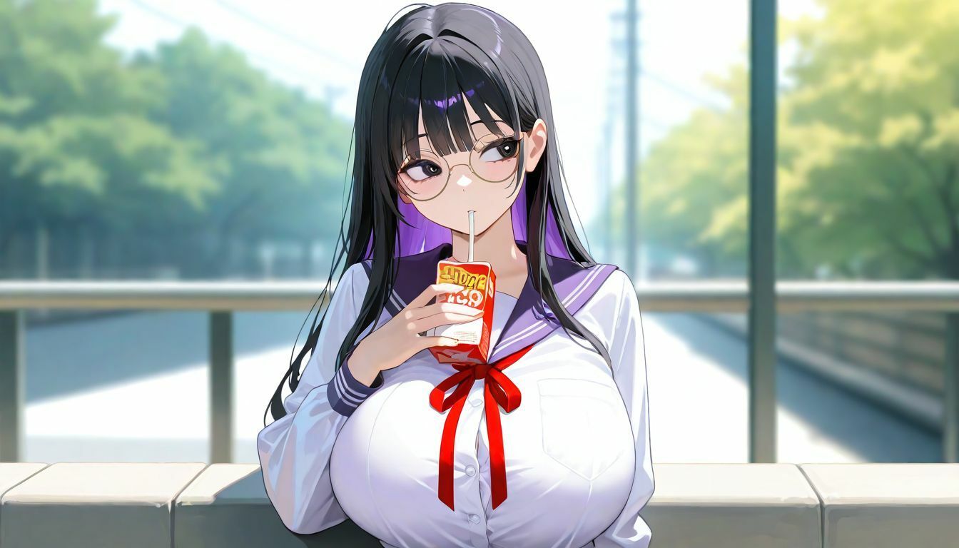 誰も知らない委員長の裏の顔 - サンプル画像 1