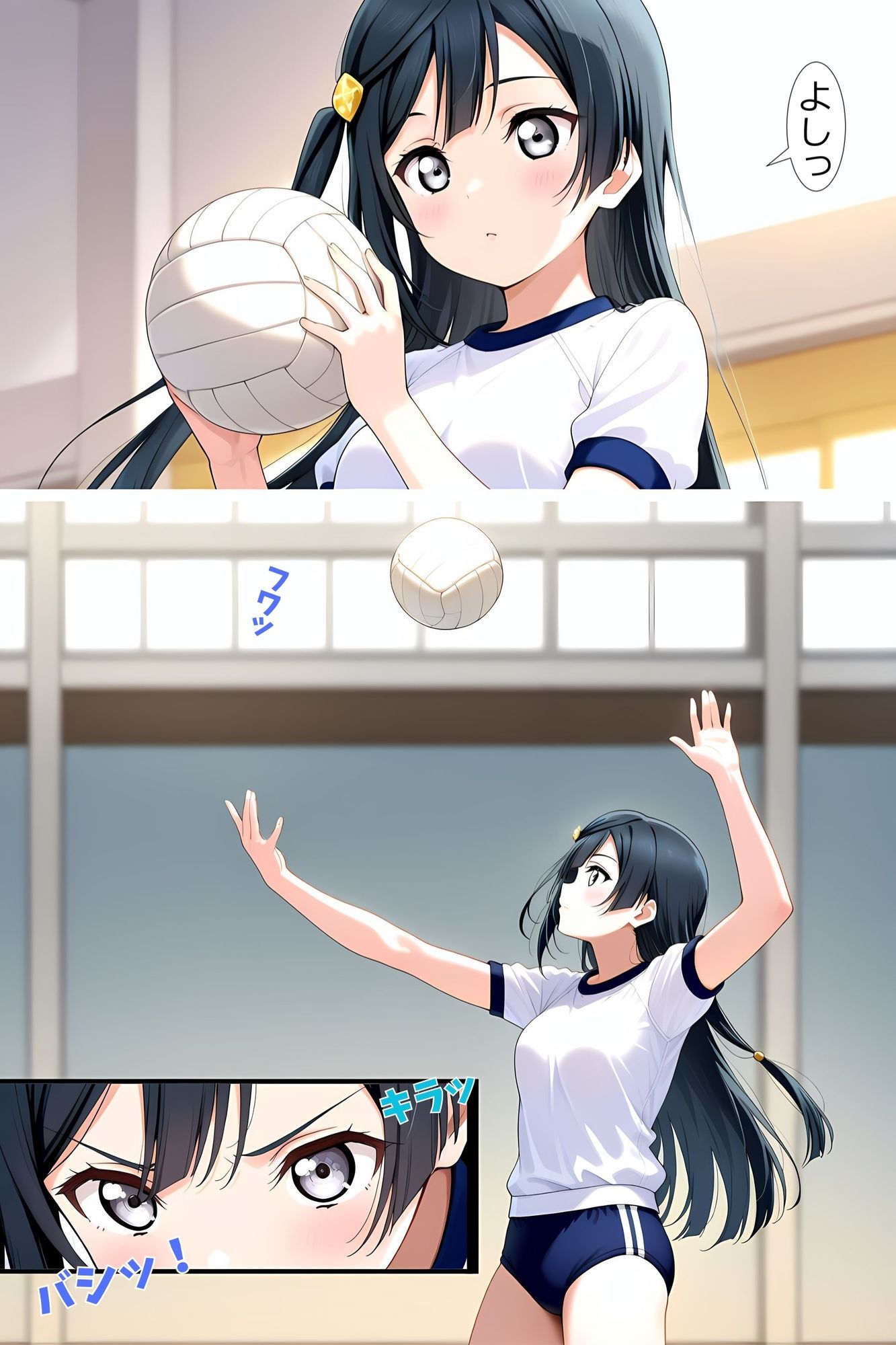 体育の授業を抜け出して好きなコ（♂）のリコーダーでオナニー（♀）してたら同級生（♂）が見ていた件 - サンプル画像 1