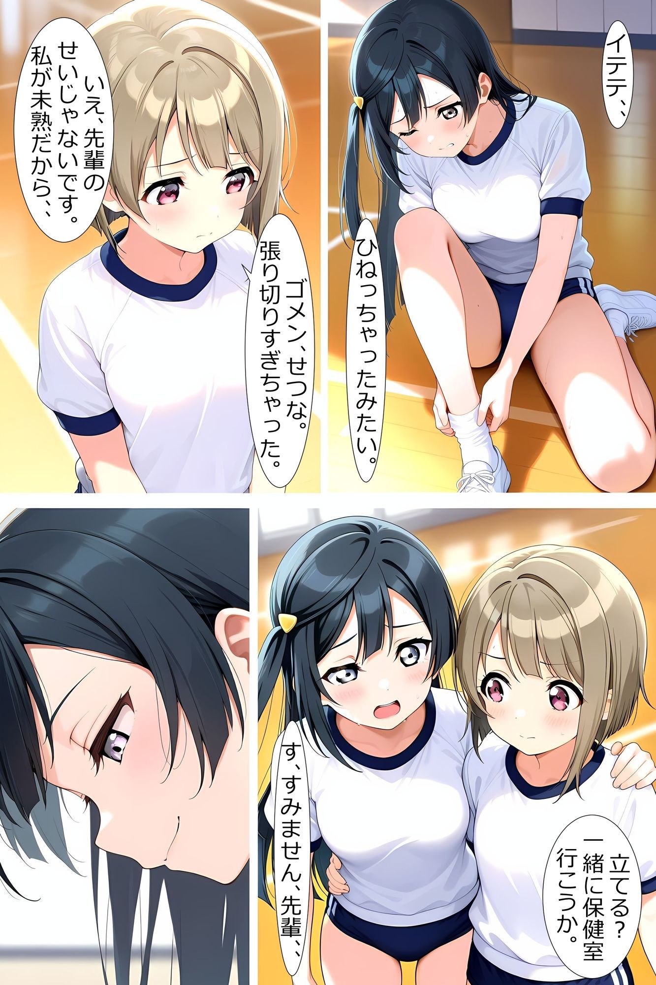 体育の授業を抜け出して好きなコ（♂）のリコーダーでオナニー（♀）してたら同級生（♂）が見ていた件 - サンプル画像 6