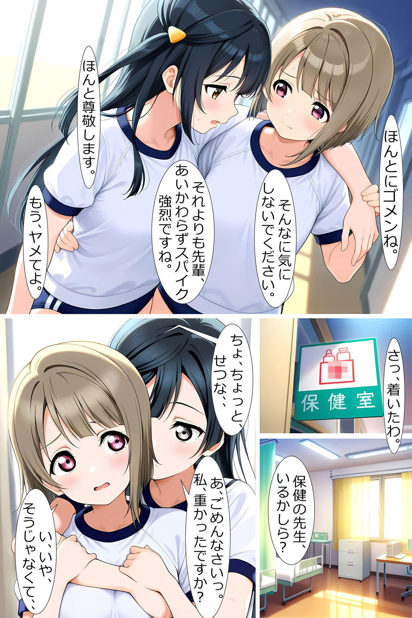 体育の授業を抜け出して好きなコ（♂）のリコーダーでオナニー（♀）してたら同級生（♂）が見ていた件 - サンプル画像 7