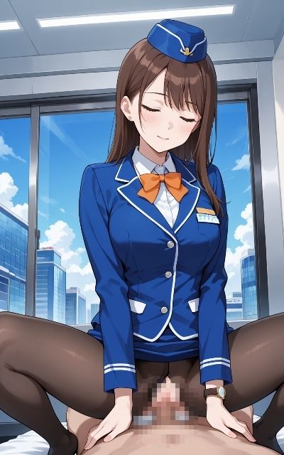 乱交スペシャル  キャビンアテンダントは全員俺の物？ - サンプル画像 2