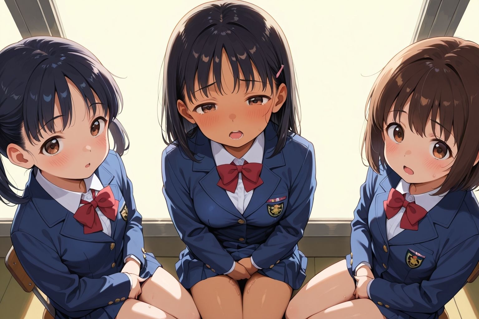 女子校なの男の娘  生ハメで敗北中出しで性支配 - サンプル画像 3