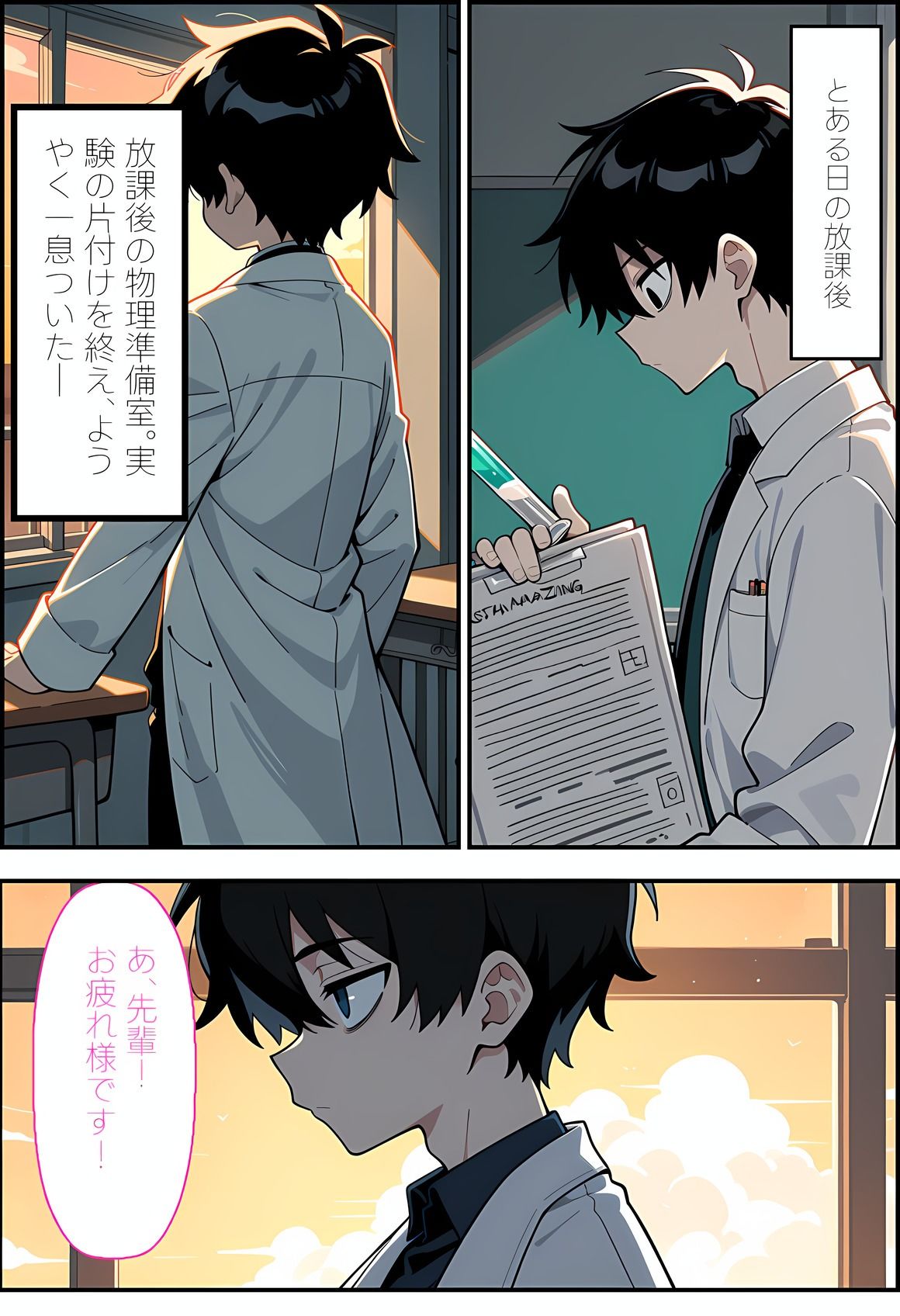 放課後の物理準備室 - サンプル画像 1