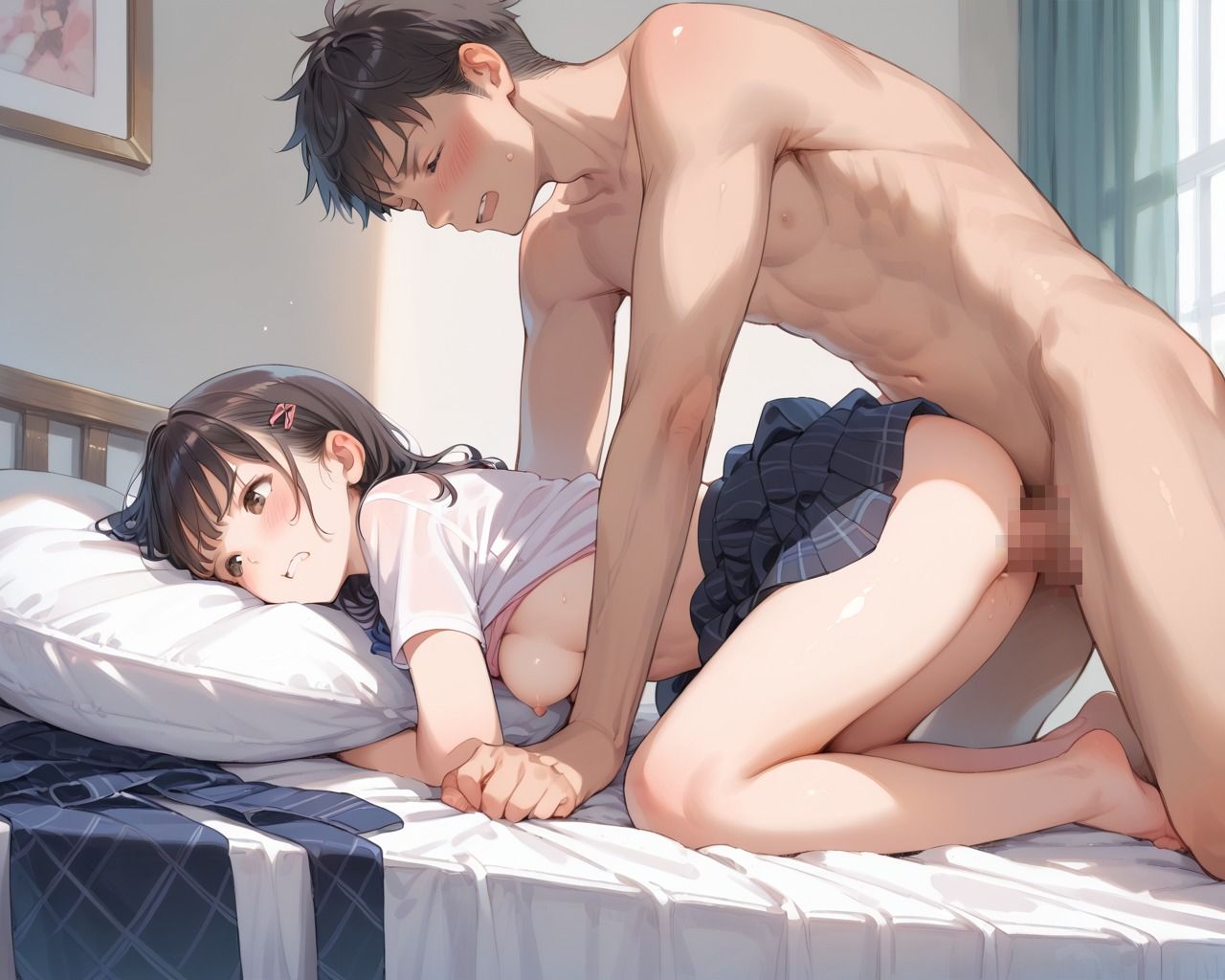 再婚相手の連れ子を種付けプレスで孕ませた話 - サンプル画像 4