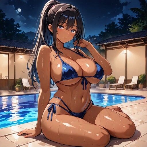 巨乳×水着シリーズ vol.4 - サンプル画像 3