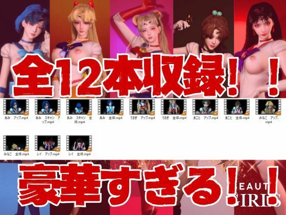 【美女大集合】セーラー戦士パラダイス・フェラ編【セーラームーン】 - サンプル画像 1