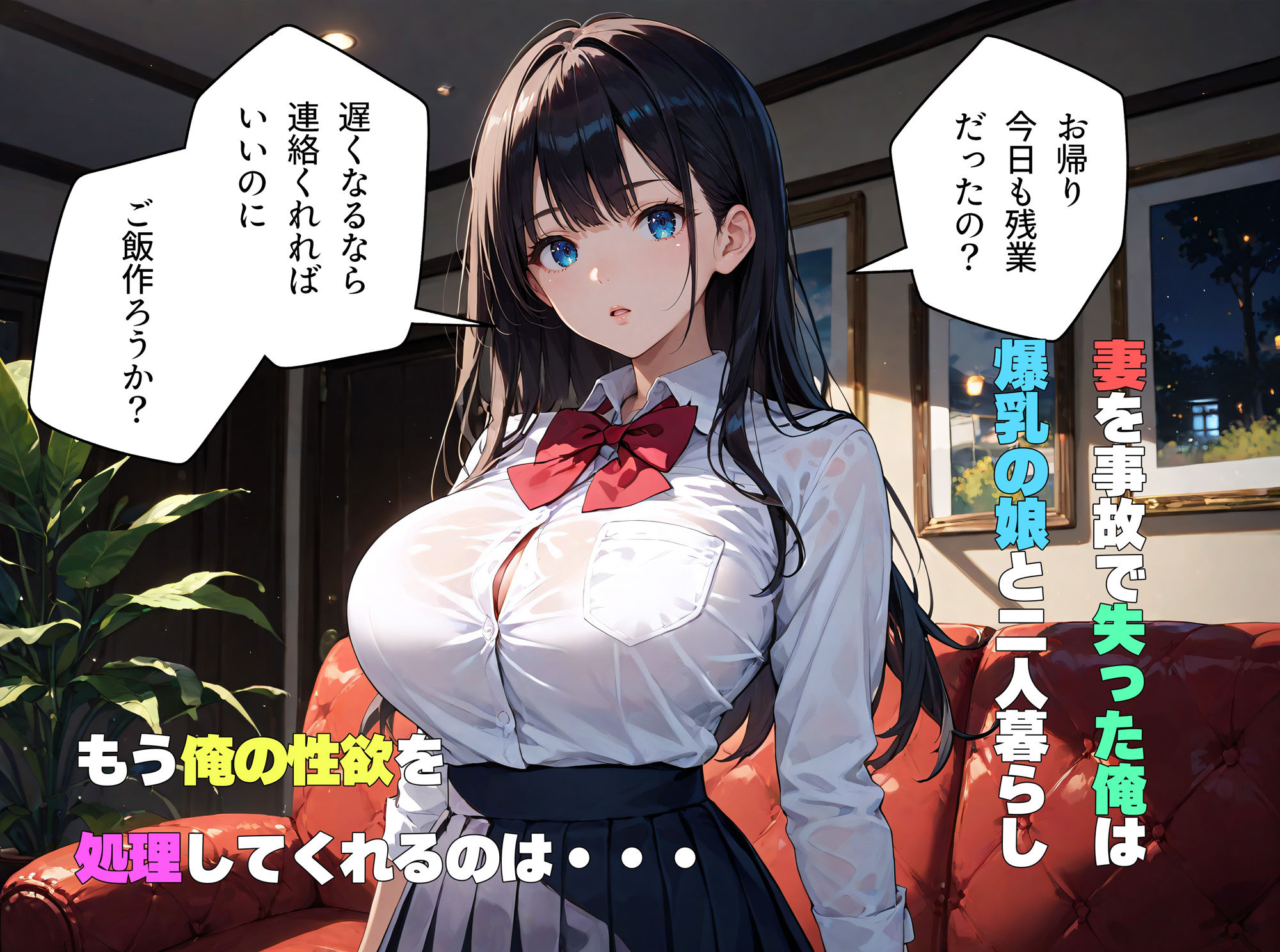 妻を失った俺は実の娘に性欲をぶつけた - サンプル画像 1