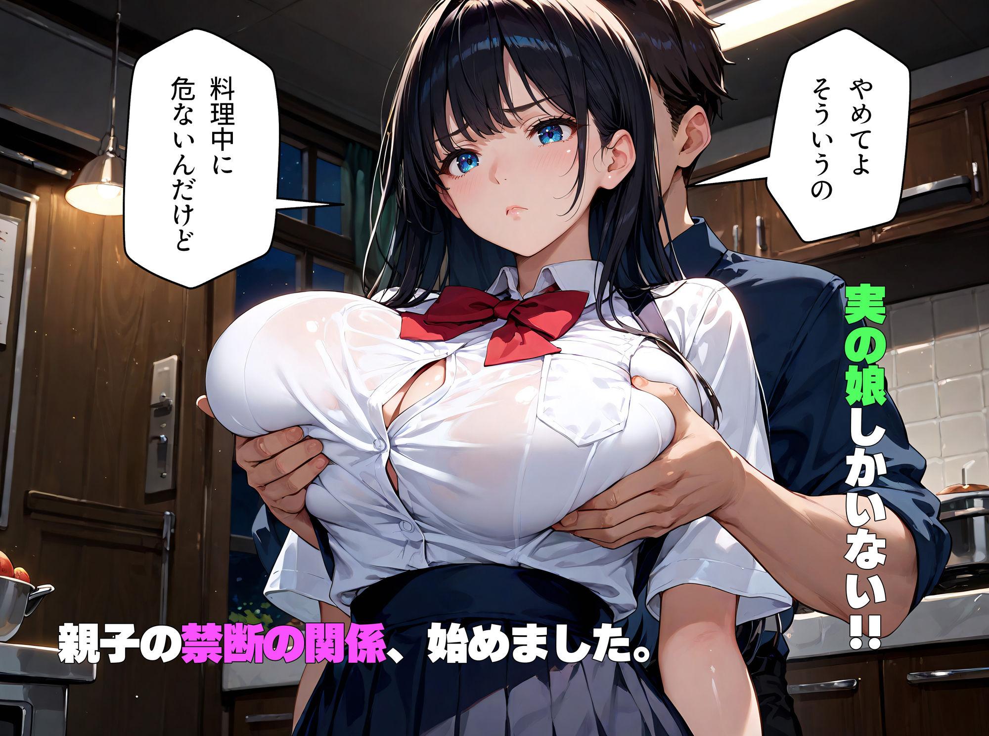 妻を失った俺は実の娘に性欲をぶつけた - サンプル画像 2