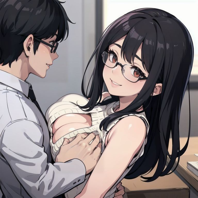 メガネ女子性交録 - サンプル画像 2